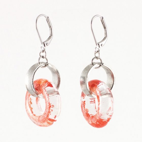 Boucles d'oreilles Aruka sorbet