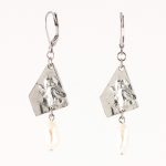 Boucles d'oreilles Lyna etain