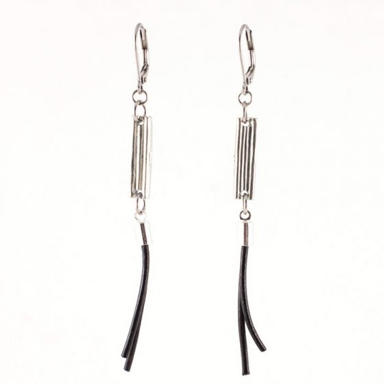 Boucles d'oreilles Mariette minuit