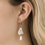 Boucles d'oreilles Lyna etain