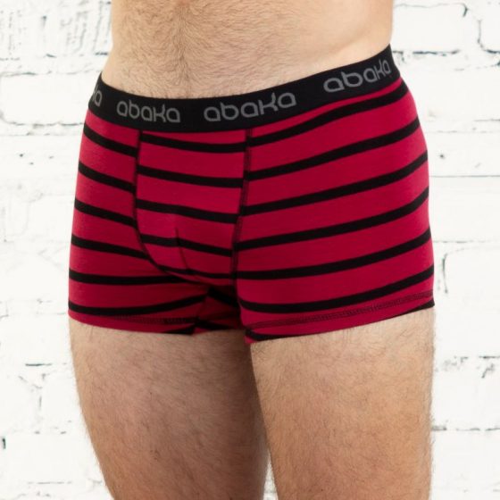 Etienne dark pink stripes boxers