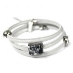 Bracelet twist blanc