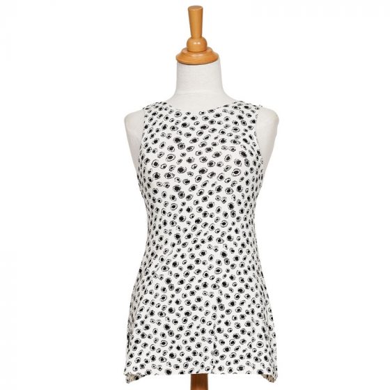 Reversible dots tank top