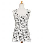 Reversible dots tank top