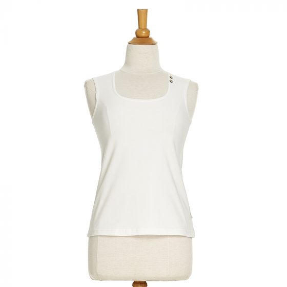 White ''Azalée'' tank top