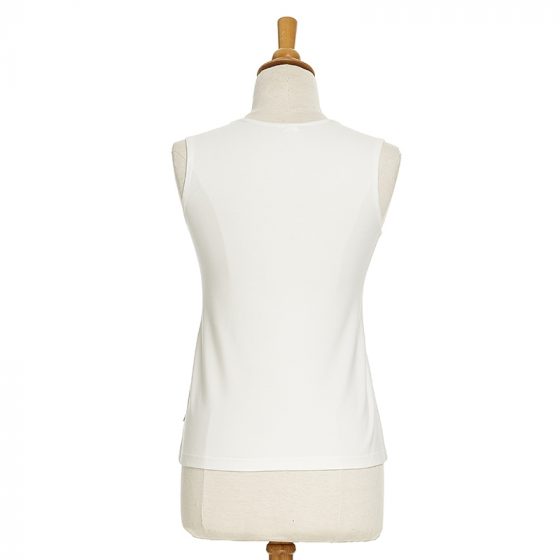 White ''Azalée'' tank top