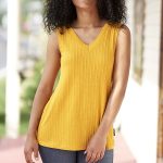 Camisole réversible énergie Jaune or