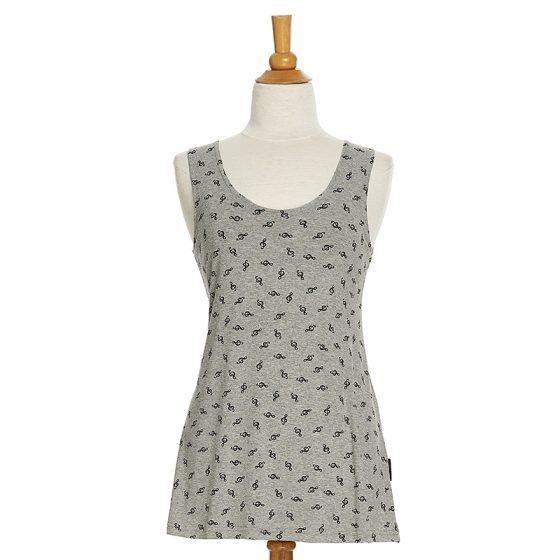 Camisole réversible clés de sol