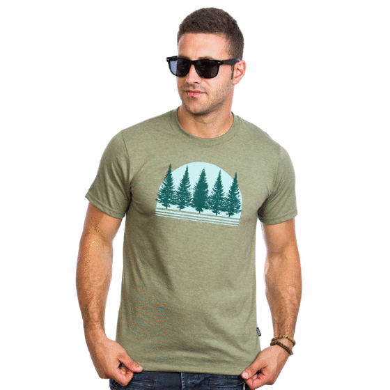 T-shirt forêt boréale