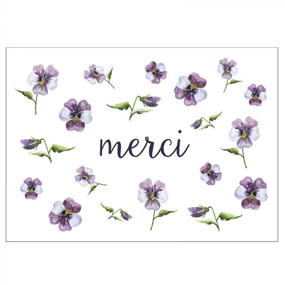 Carte de souhaits Merci Léonie 5