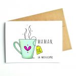 Carte de souhaits Thé la meilleure