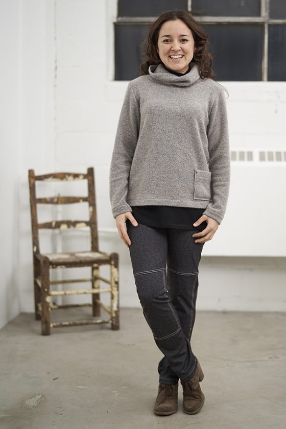 Light gray mix Newton sweater