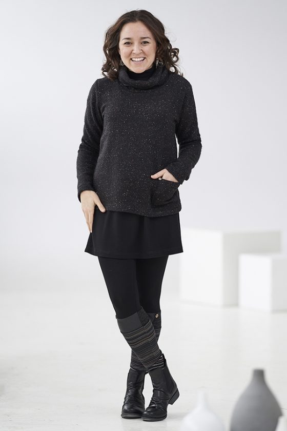 Coal mix Newton sweater