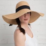 Chapeau Ava naturel et noir