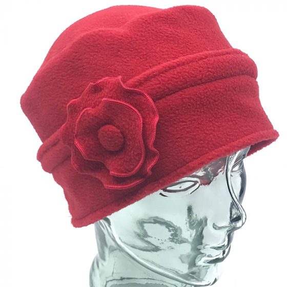 Chapeau Olivia rouge