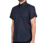 Chemise pour homme indigo