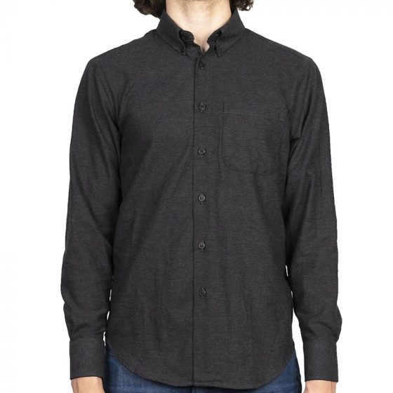 Chemise pour homme twill charbon