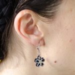 Boucles d'oreilles Chica noir