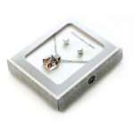 Coffret BO et collier carré multi