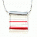 Daly red square pendant