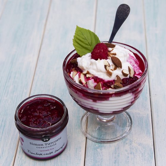 Confiture framboise et cerise Rien ne se perd, tout se crée