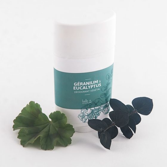 Geranium and Eucalyptus vegetal deodorant
