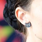 Boucles d'oreilles Diego sarcelle