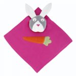 Bunny Puppet Lovey Security Blanket