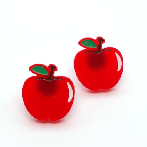 Boucles d'oreilles pomme