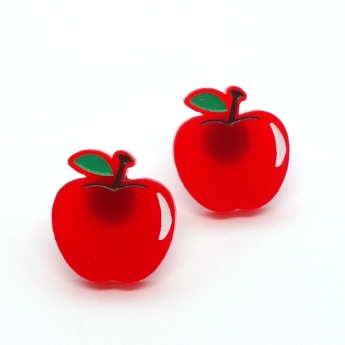 Apple earrings