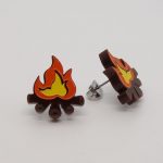 Boucles d'oreilles feu de camp