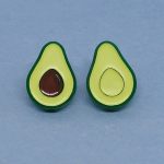 Boucles d'oreilles avocat