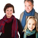 Foulard étroit pour femmes, hommes ou enfants