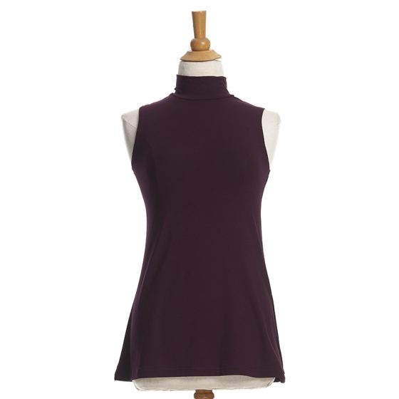 Dark red ''Saturne'' tank top