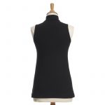 Black ''Saturne'' tank top