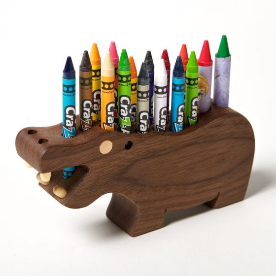 Hippopotamus - Wax crayons holder
