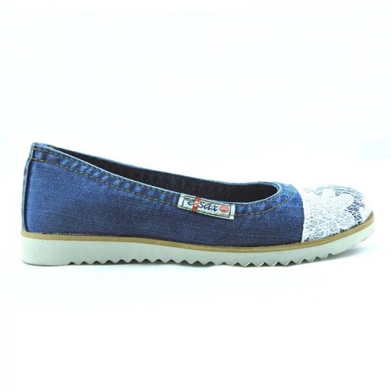 Soulier coquet en jeans