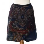 Navy ''arctique'' skirt