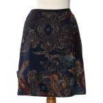 Navy ''arctique'' skirt