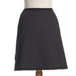 Denim grey ''Galilée'' skirt