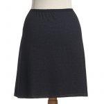 Denim blue ''Galilée'' skirt