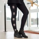 Black and grey ''boréal'' legging