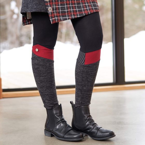 Coal and red chinook legging