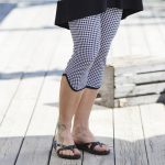 Gingham ''Katmandou'' leggings