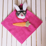 Doudou marionnette lapin