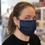 Masque de protection de fabrication artisanale réversible et unisexe pour adultes