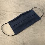 Masque de protection de fabrication artisanale réversible et unisexe pour adultes-Masq adul poissons rose-denim