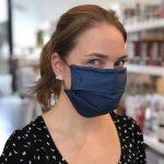 Masque de protection de fabrication artisanale réversible, taille unique et unisexe-Masq de no de bl