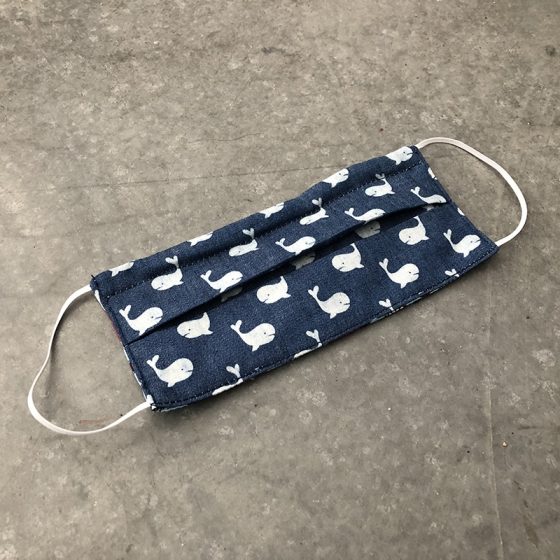 Masque de protection de fabrication artisanale réversible pour enfants-Masq enf hib - bal