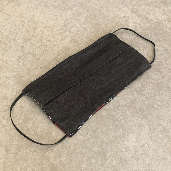 Masque de protection de fabrication artisanale réversible, taille unique et unisexe-Masq de no de bl